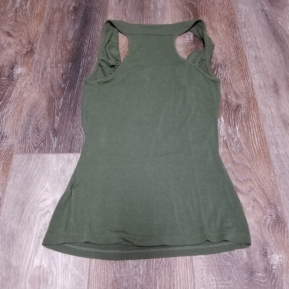 🏷FANG Cowl Kneck Racerback Tank Top - Picture 2 of 4
